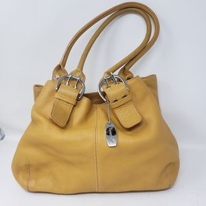 Tignanello Pebbled Leather Hobo Bag